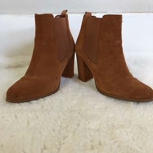 Michael Kors Tan Suede Bootie